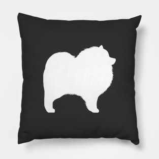 Keeshond Silhouette Pillow