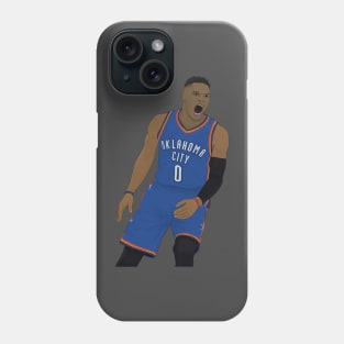 Russell Westbrook digital illustration Phone Case