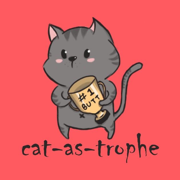 CAT-as-trophe | Grafck x NotPaperArt T-Shirt by Grafck