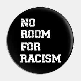 100% cotton T Shirts No Room For Racism Anti Racism Unisex Shirts Pin
