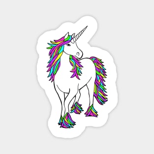 Rainbow unicorn Magnet