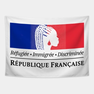 Réfugiée, Immigrée, Discriminée Tapestry