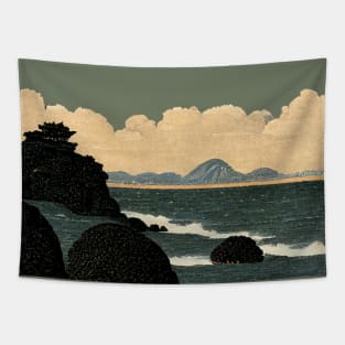 Rocky Coastline Tapestry