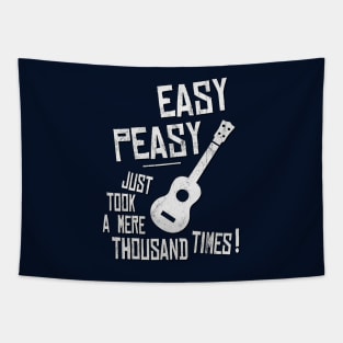 Easy-Peasy A Thousand Times Ukulele Practice Tapestry