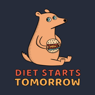 Diet starts tomorrow T-Shirt