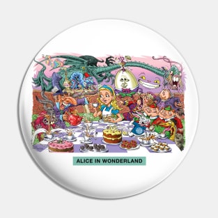 Alice In Wonderland Pin