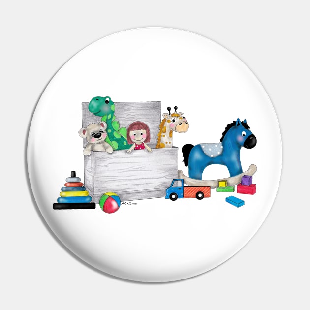 play time Pin by MOKO