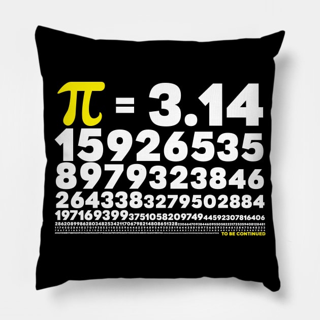 pi number 3.14 Pillow by ElTope5