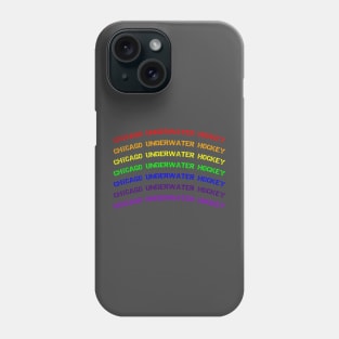 Chicago Underwater Hockey Pride Phone Case