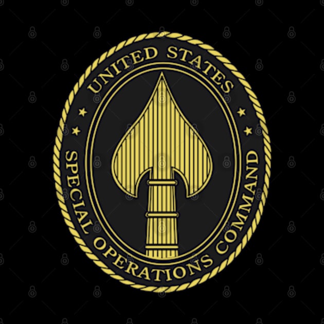 SOCOM - small chest emblem design - United States Special Operations Command by Desert Owl Designs