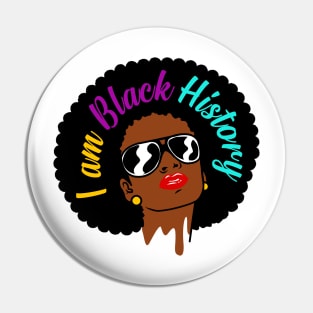 I am Black History Pin