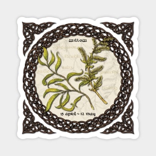 Celtic Tree Calendar - Willow Magnet