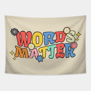 Words Matter (25th Amendment) Fun Colors Tapestry