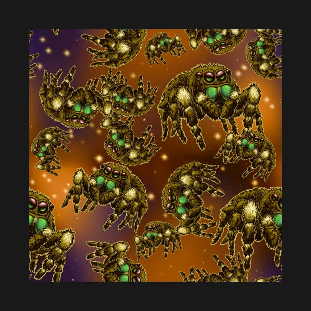 Copper Halloween Space Spider (Bold Jumper) All Over Print by RJKpoyp