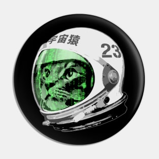 Astronaut Space Cat (green screen version) Pin