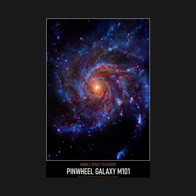 High Resolution Astronomy Pinwheel Galaxy M101 by tiokvadrat