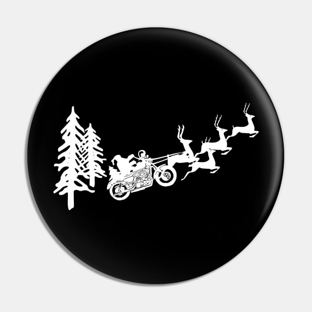 Biker Santa Pin by ArtisticEnvironments