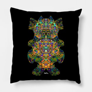 Visionary psychedelic fantasy Pillow