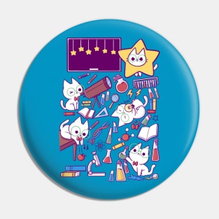 Lab Kittens Pin