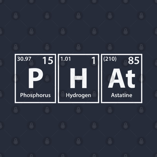 Phat (P-H-At) Periodic Elements Spelling by cerebrands