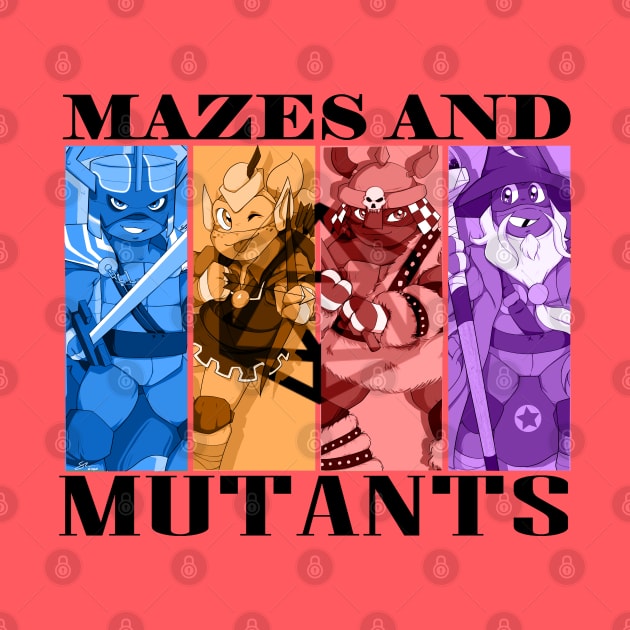 Mazes & Mutants by Beansprout Doodles