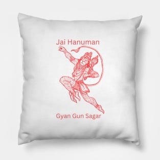 Jai Hanuman Gyan Gun Sagar Pillow