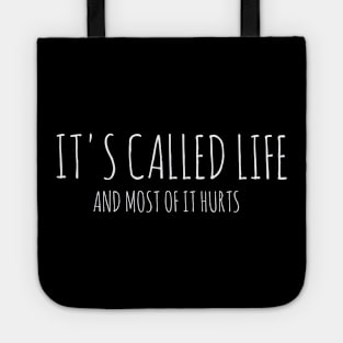 Life t-shirt designs Tote