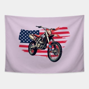 Motocross Tapestry