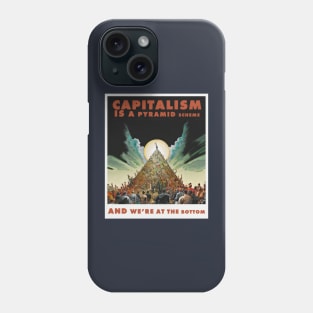 Capitalism is a pyramid scheme Phone Case