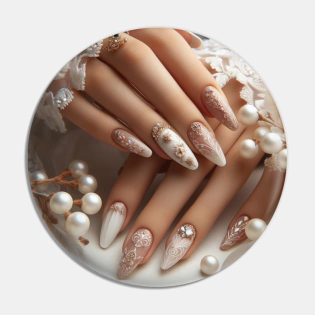 wedding manicure Pin by TIP-TOP Pick