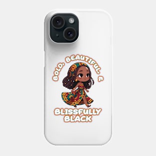 Black and beautiful Phone Case