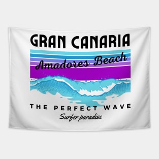 Amadores Beach Gran Canaria Spain Tapestry