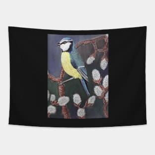 Blue Tit Tapestry