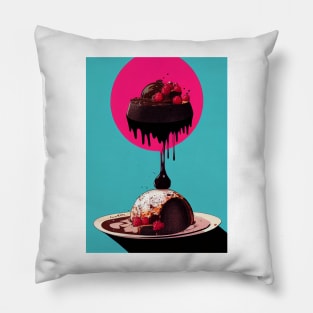 Melting chocolate lava cake Pillow