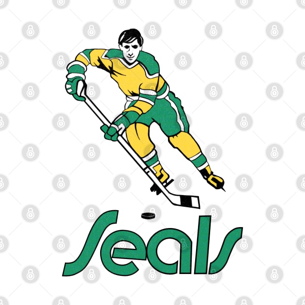 Defunct California Golden Seals NHL 1976 by LocalZonly