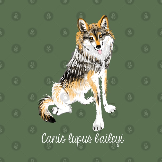 Mexican Wolf #1 by belettelepink