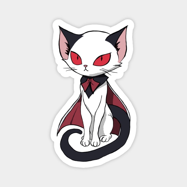 Vampire Cat Magnet by CreativeSage