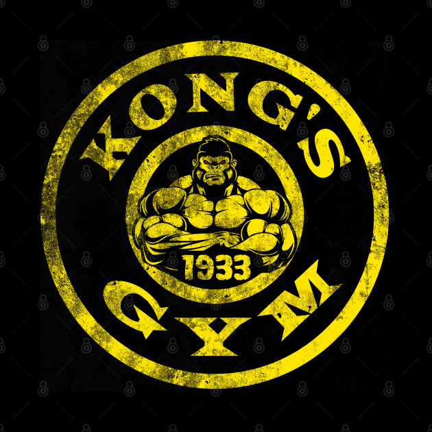 Kong's Gym, distressed - King Kong - Phone Case