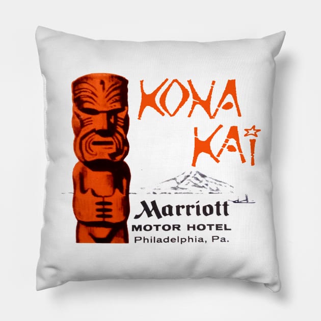 Kona Kai Tiki Bar Philly Pillow by lavdog