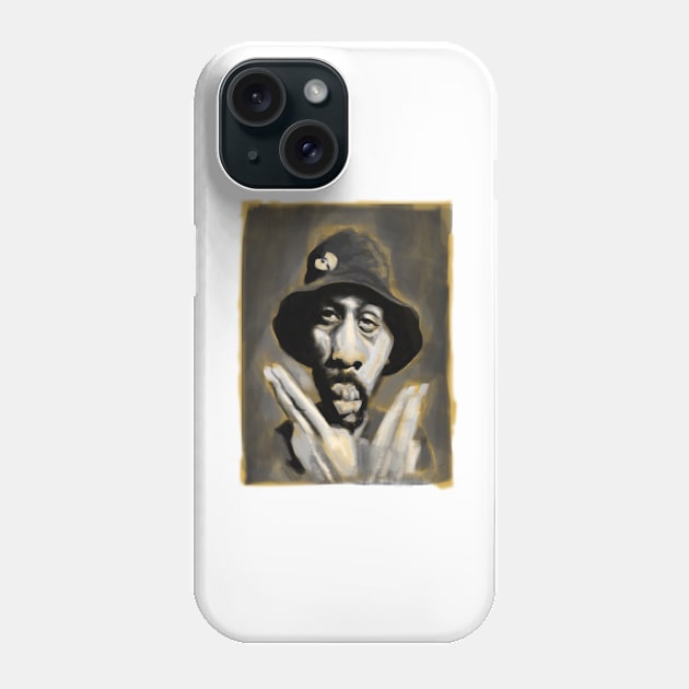 RZA Caricature JC Phone Case by J Carlo 