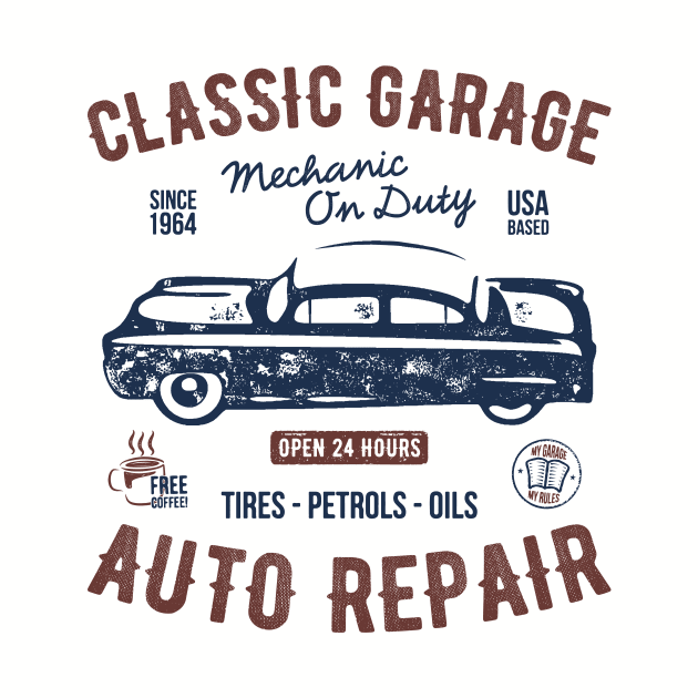 Classic Garage Auto Repair by CB Creative Images