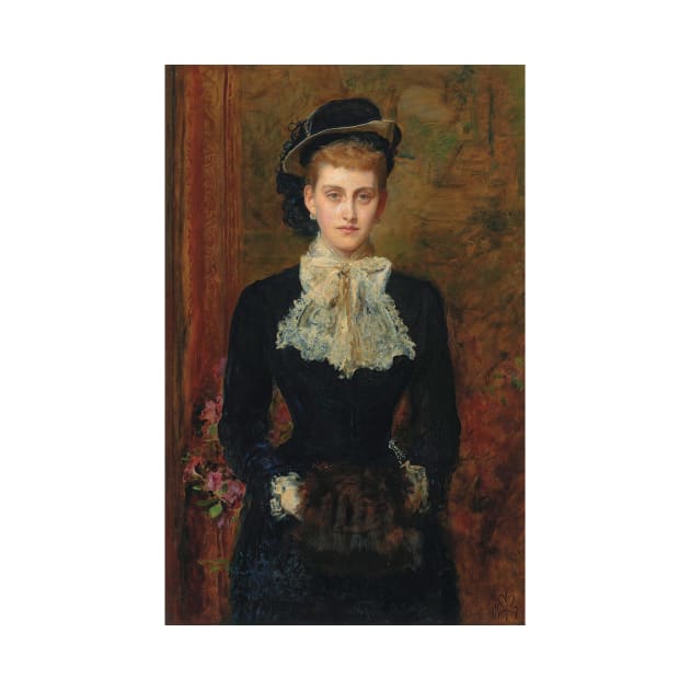 Countess de Pourtales, The Former Mrs Sebastian Schlesinger by John Everett Millais by Classic Art Stall
