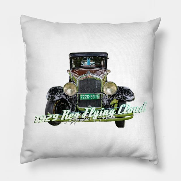 1929 Reo Flying Cloud Master Sedan Pillow by Gestalt Imagery