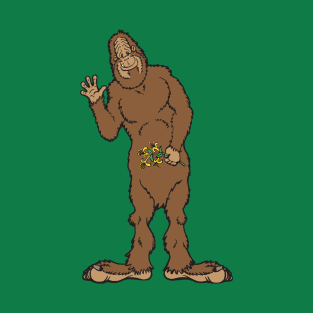 Friendly Bigfoot Hello. T-Shirt