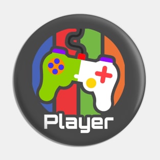 Gamer Player Merch Pin
