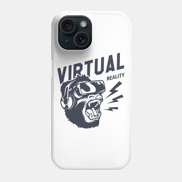 Virtual reality Phone Case by GAMINGQUOTES