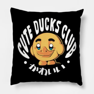 Cute Ducks Club Pillow