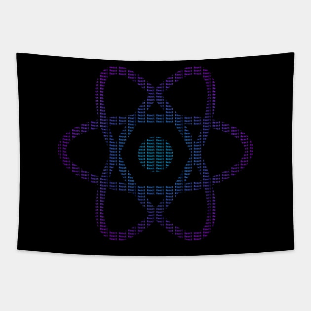 React Logo Tapestry by MrDrajan