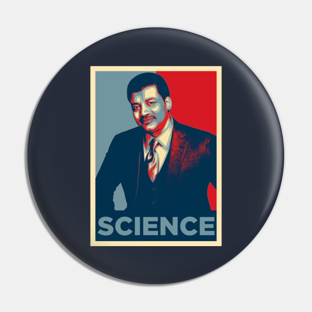 Neil Degrasse Tyson Hope Pin by scribblejuice