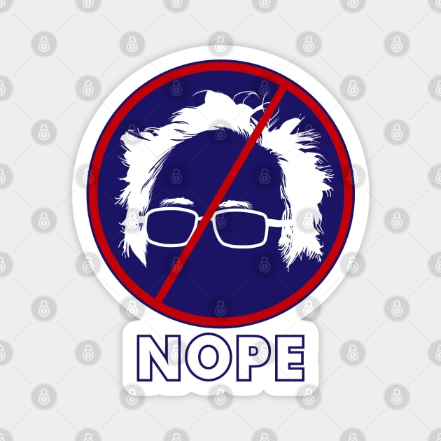 Bernie Sanders NOPE 2020 T-shirt Magnet by EthosWear